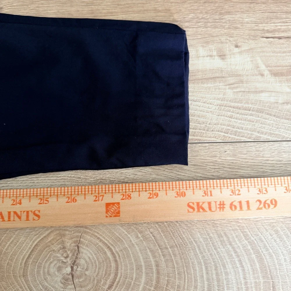 Banana Republic Marzotto Super 120s Wool‎ Dress Pants Mens 34x30 Blue Slim read